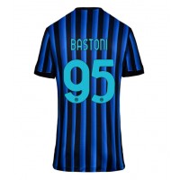 Stroje piłkarskie Inter Milan Alessandro Bastoni #95 Koszulka Podstawowej dla damskie 2025-26 Krótki Rękaw